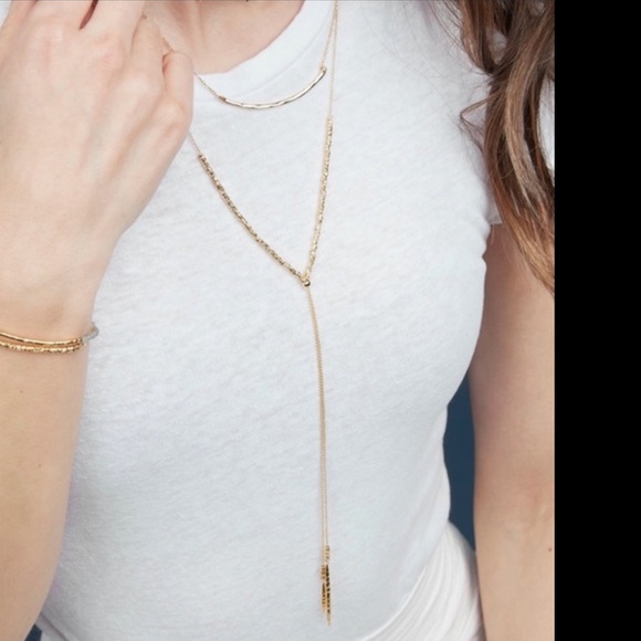 Gorjana Laguna Adjustable Necklace Gold 